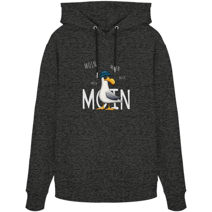 Moin Moin Lässige Hipster Möwe  - Organic Hoodie