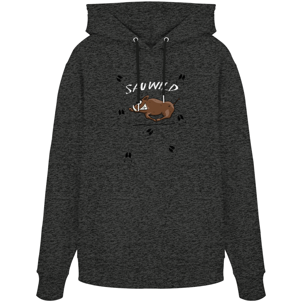 Sauwild wilde Sau | Wildschwein Keiler - Organic Hoodie