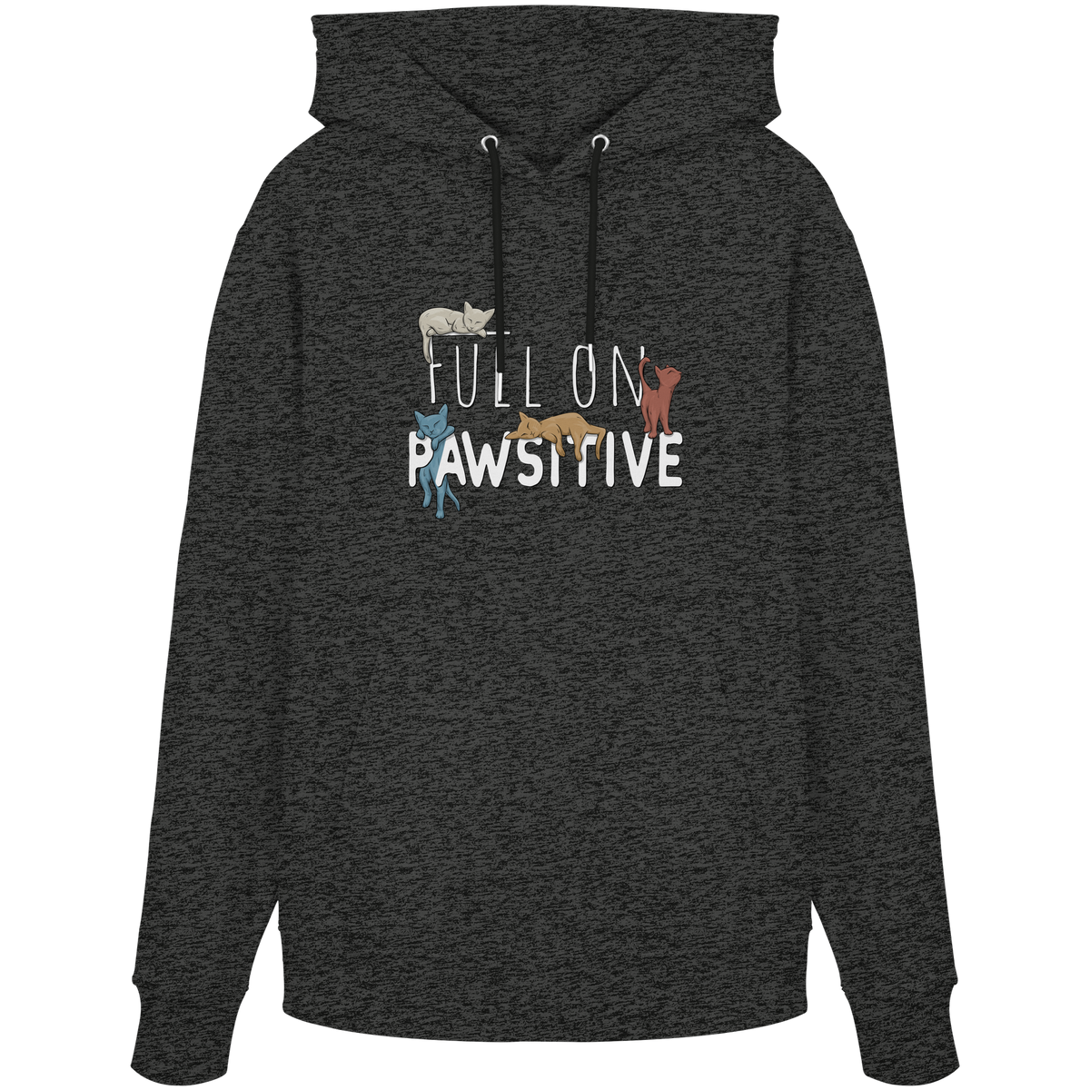 Full On Pawsitive! Gechillte Katzen - Organic Hoodie