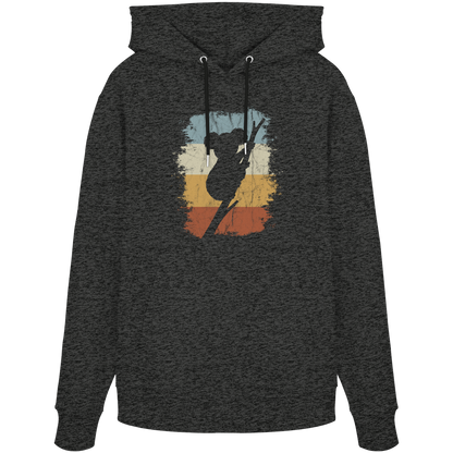 Retro kletternder Koala-Bär - Organic Hoodie