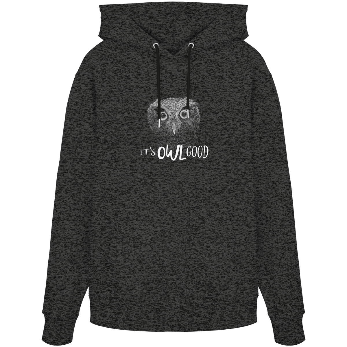 OWL Good | Kritzel-Kunst-Eule - Organic Hoodie