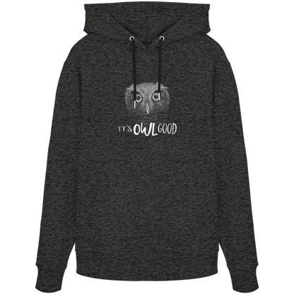 OWL Good | Kritzel-Kunst-Eule - Organic Hoodie