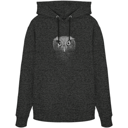 Eule Kritzelkunst Illustration - Organic Hoodie