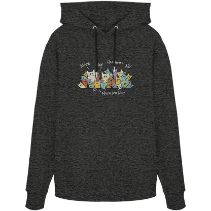 Nope, Nee, Nö Katzen - Organic Hoodie