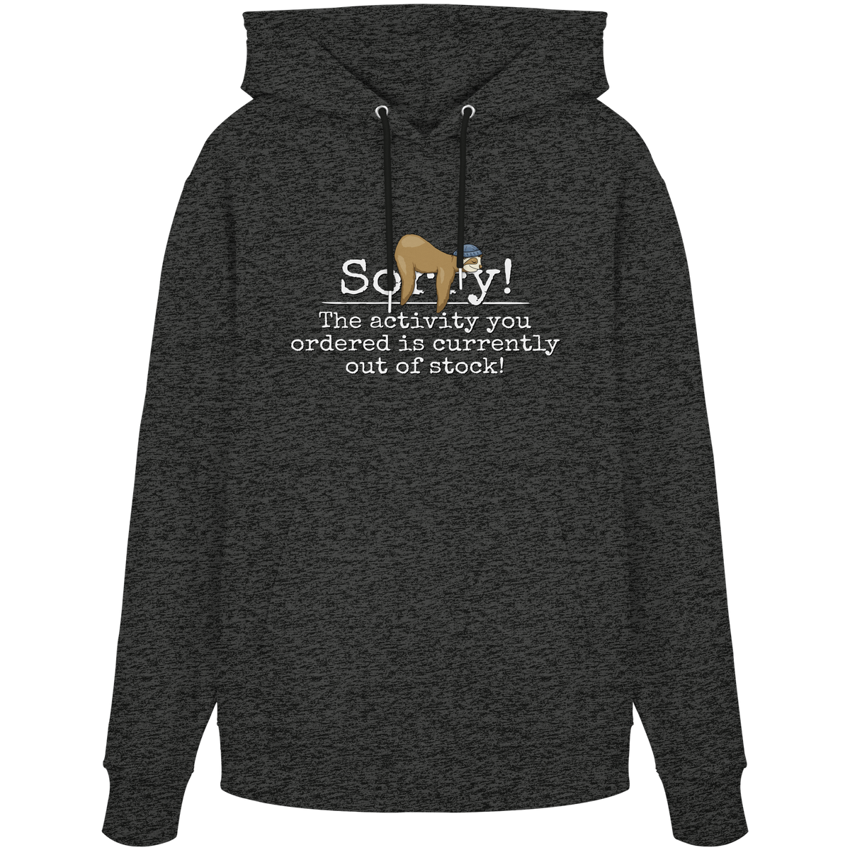 No-Activity Faultier - Organic Hoodie
