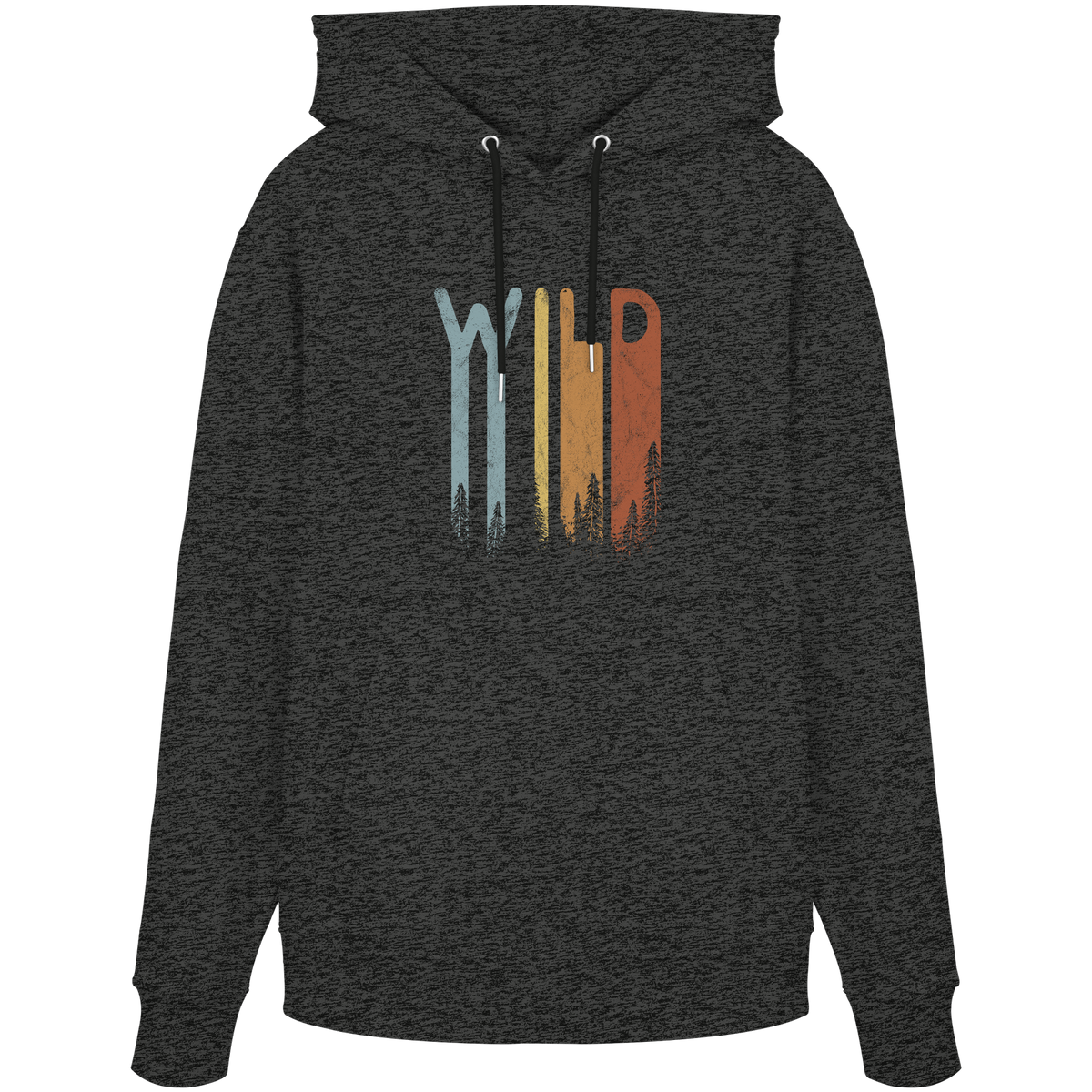 Wild Retro Schriftzug - Organic Hoodie