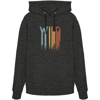 Wild Retro Schriftzug - Organic Hoodie