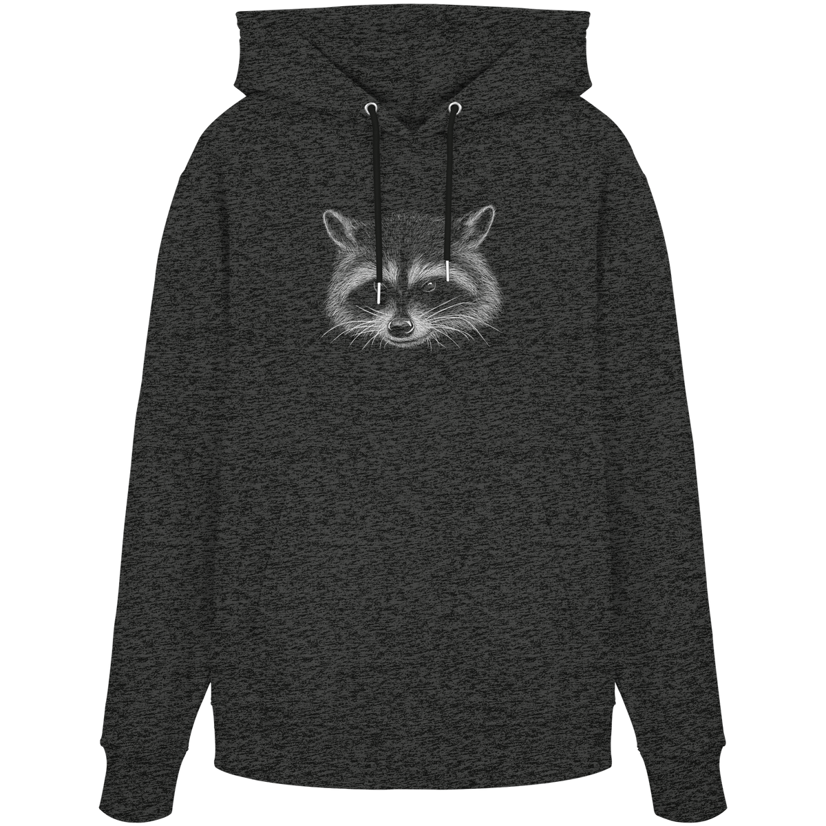 Waschbär Illustration Kritzelkunst - Organic Hoodie