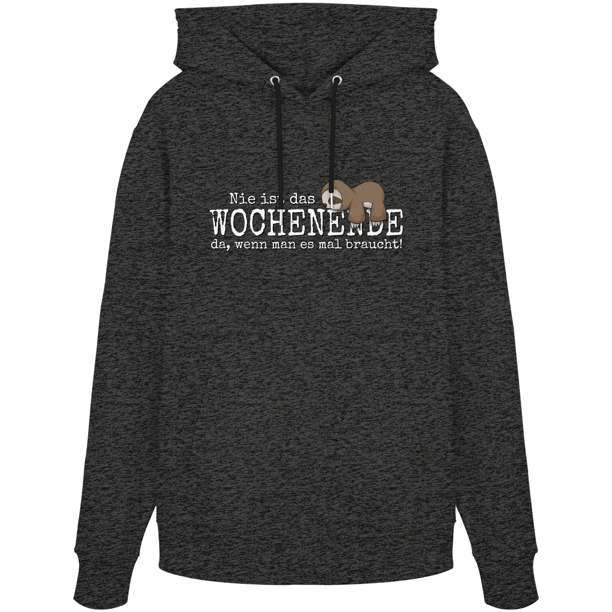 Kawaii Faultier Wochenende - Organic Hoodie