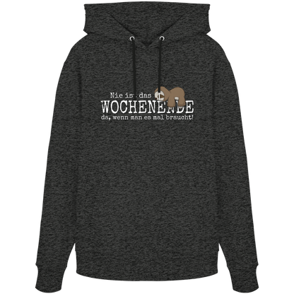 Kawaii Faultier Wochenende - Organic Hoodie