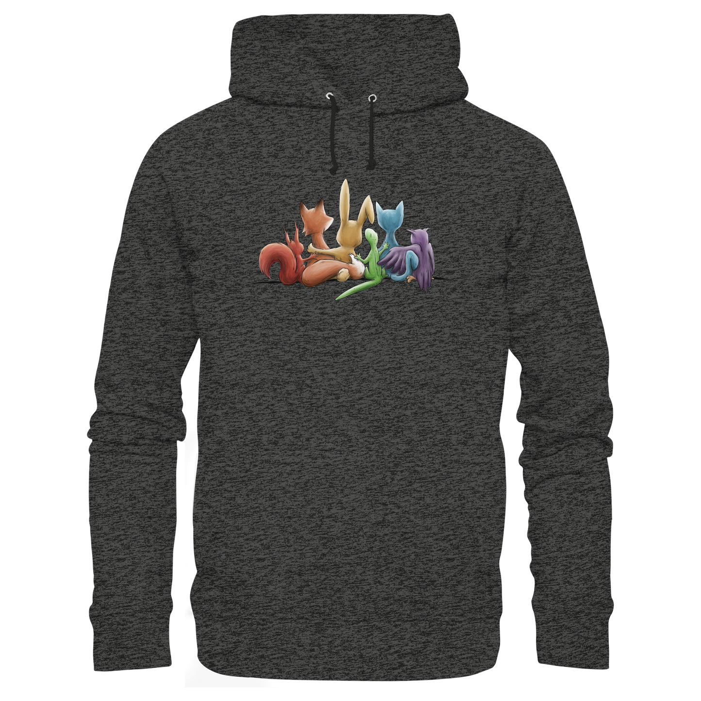 Regenbogen Tiere für Freundschaft, Toleranz und Vielfalt - Organic Hoodie