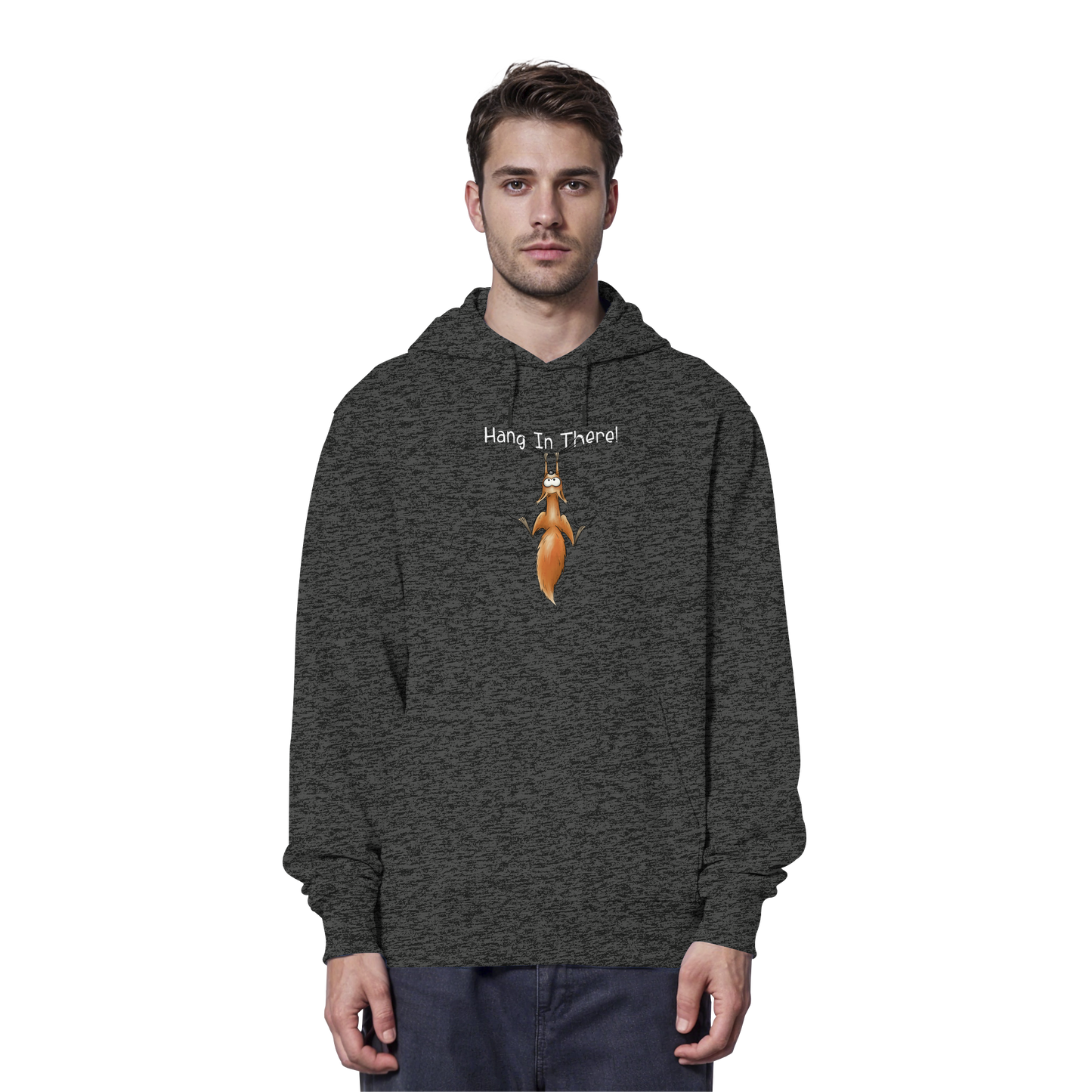 Hang In There | Lässiges Eichhörnchen - Organic Hoodie