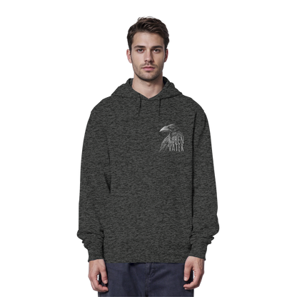 Rabenvater schwarzer Rabe Krähe - Organic Hoodie