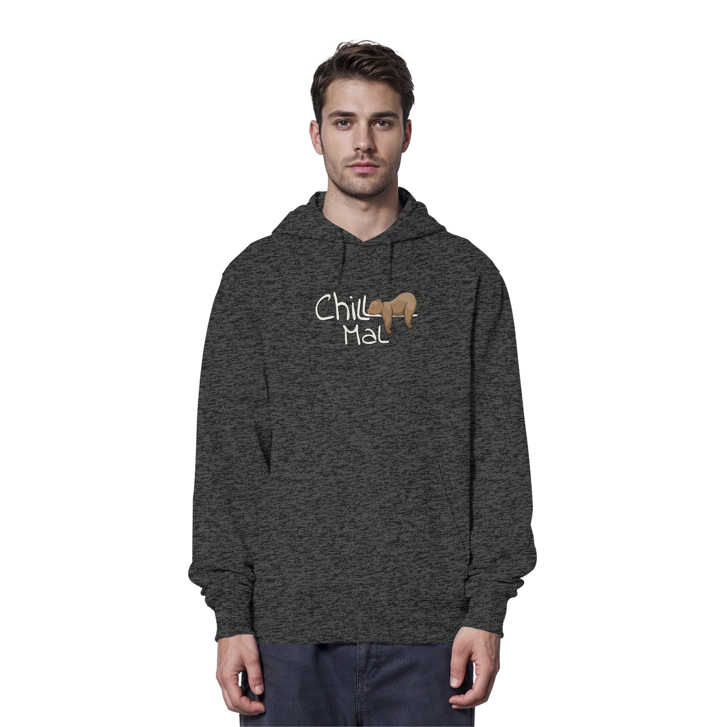 Chill Mal schläfriger Braunbär - Organic Hoodie