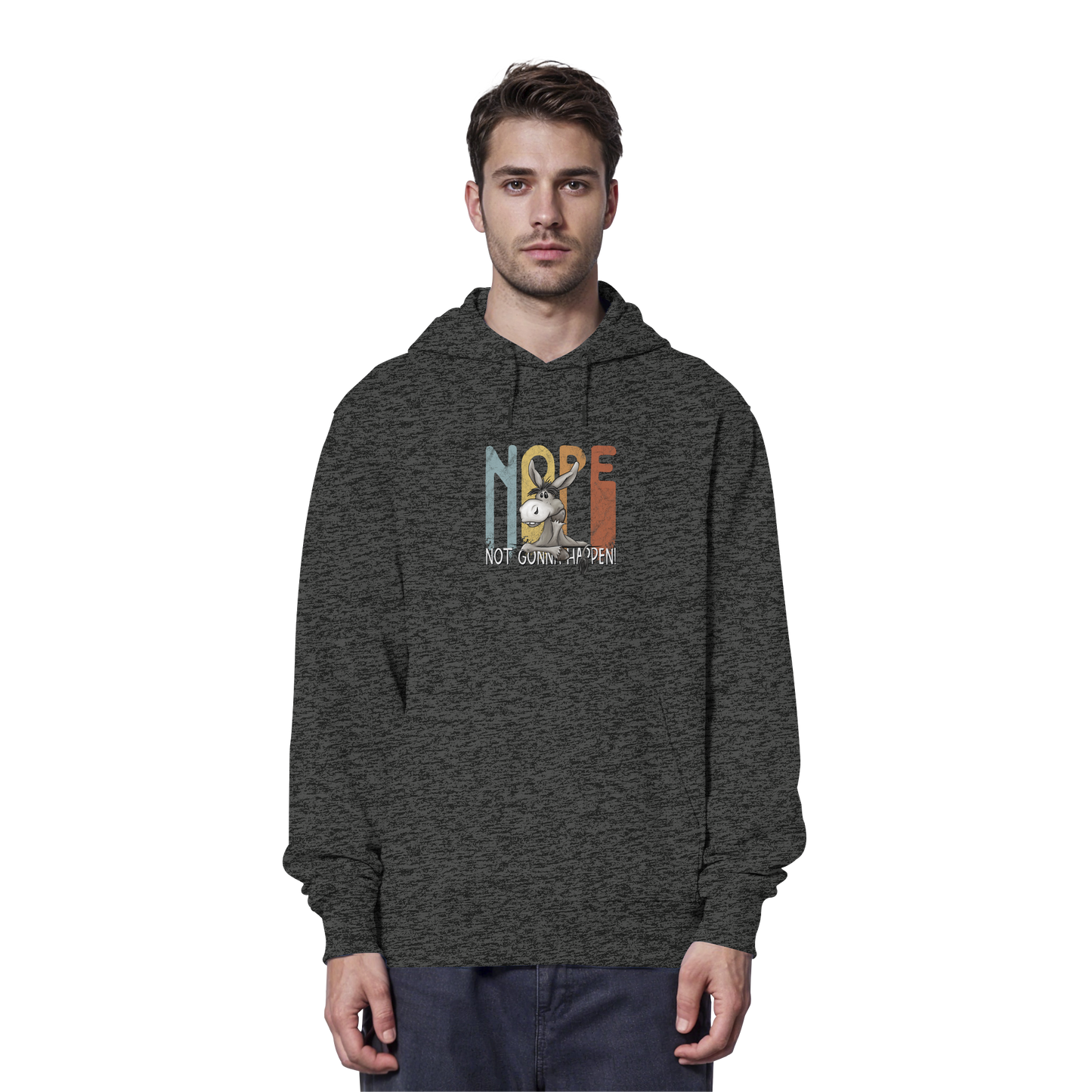 Nope | bockiger Esel - Organic Hoodie
