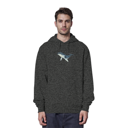 Tiefsee Ozean-Riese Buckelwal - Organic Hoodie