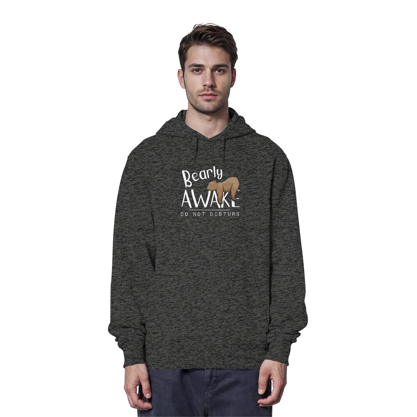Bearly Awake Bitte nicht stören Bär - Organic Hoodie