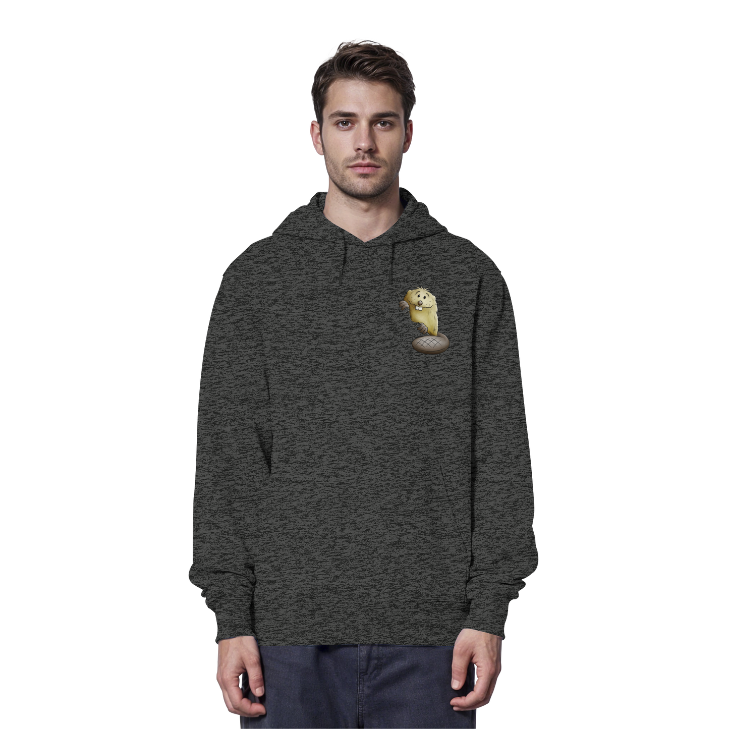 Lustiger frecher Biber - Organic Hoodie