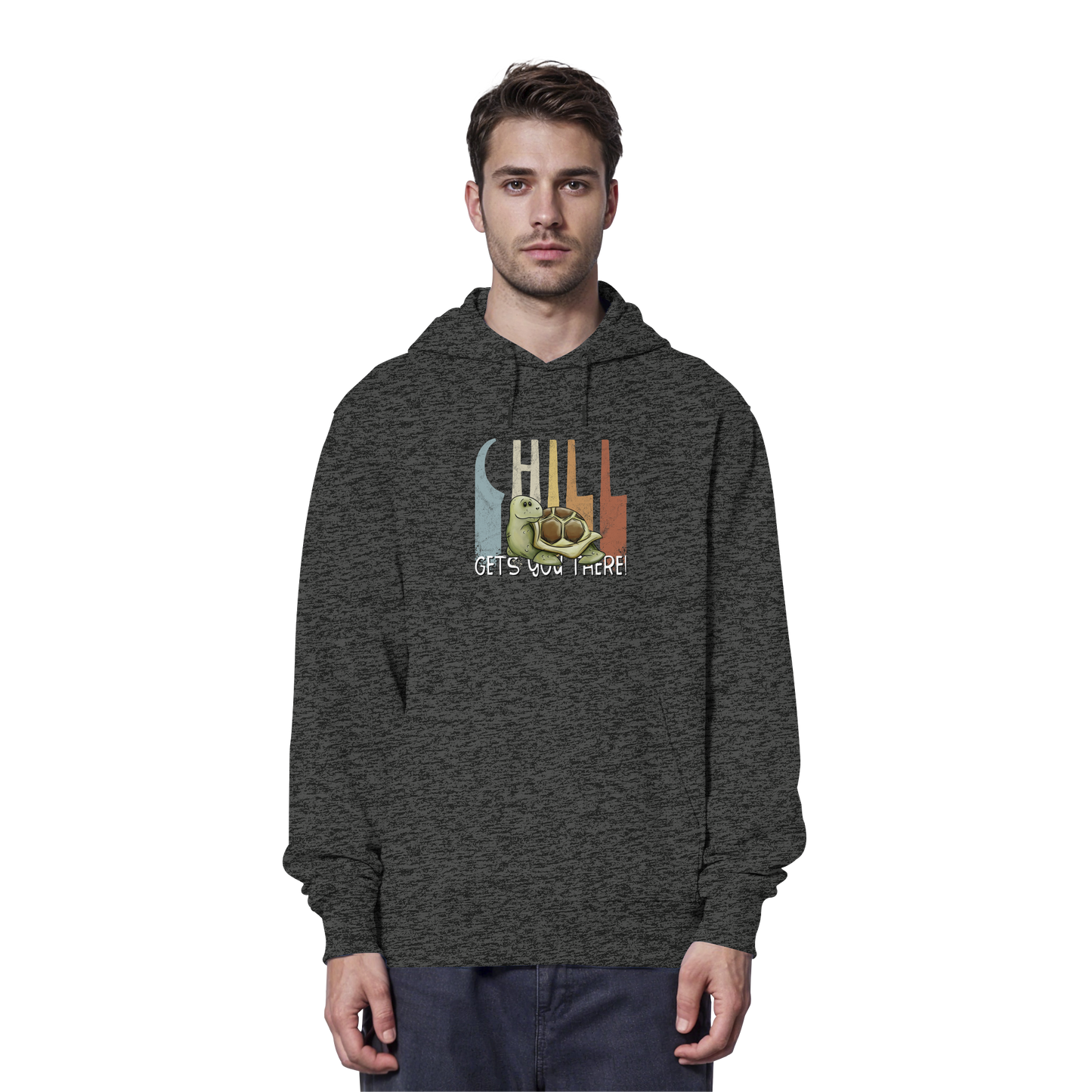 Gechillt gemütliche Schildkröte - Organic Hoodie