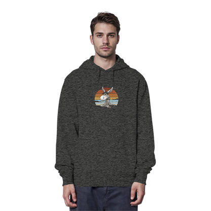 Lässiges Maultier Retro Esel - Organic Hoodie