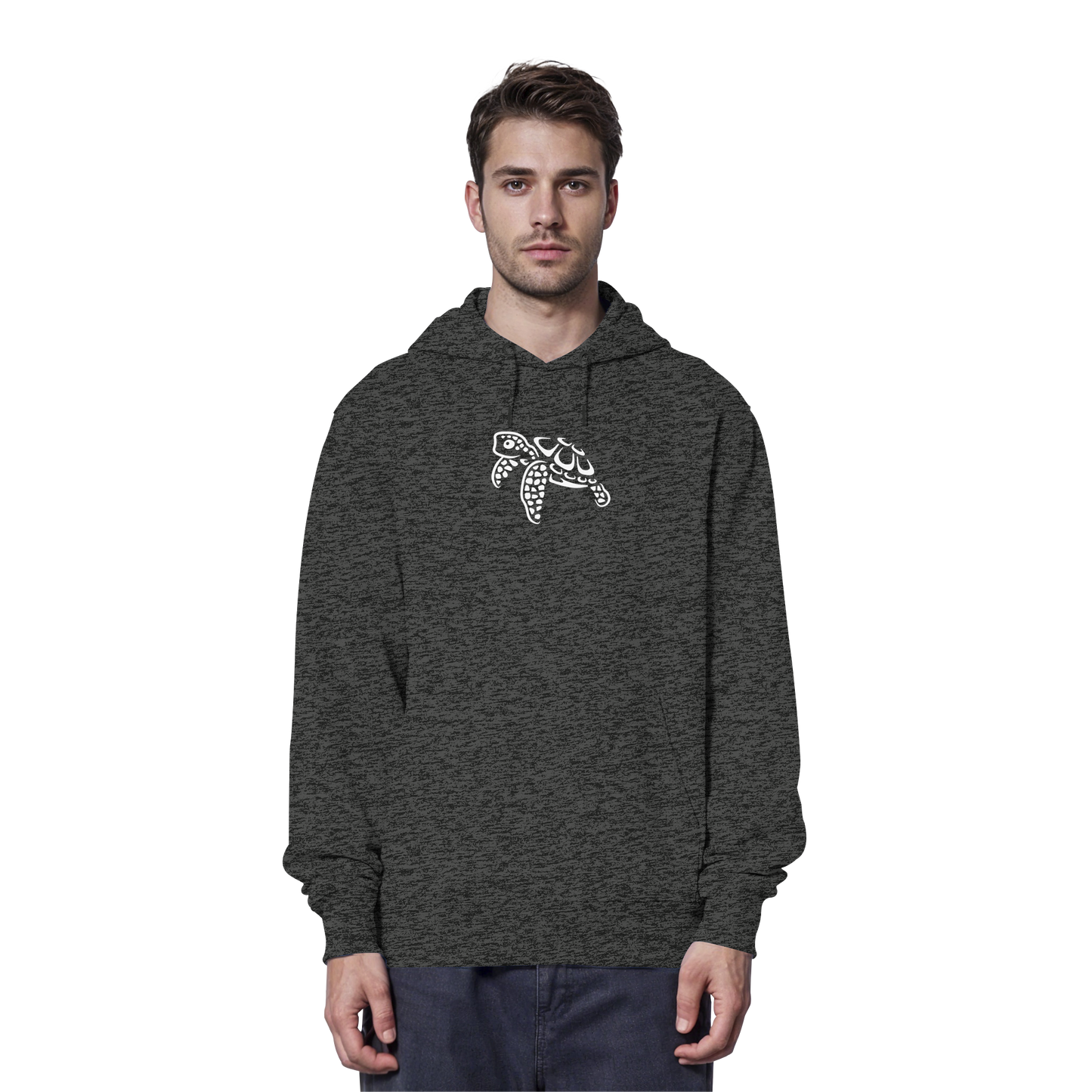 schwimmende Meeres-Schildkröte - Organic Hoodie