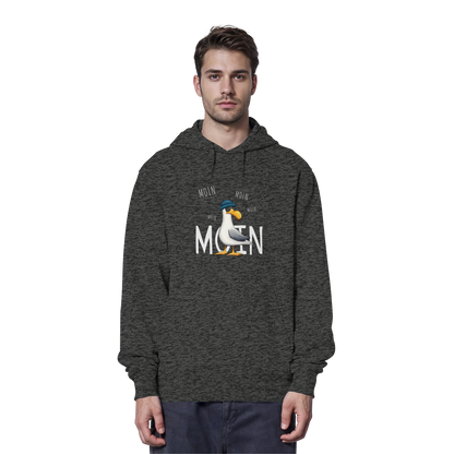 Moin Moin Lässige Hipster Möwe  - Organic Hoodie