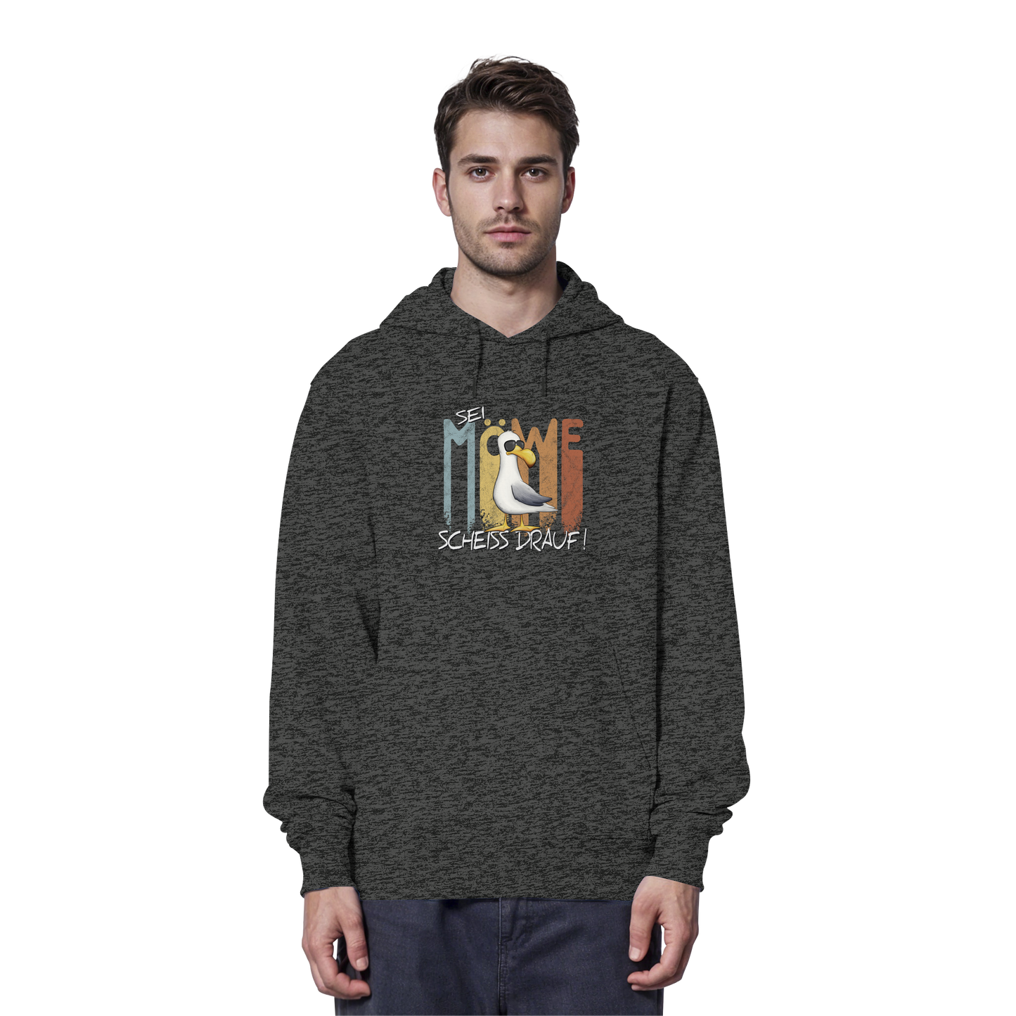 Sei Möwe Scheiß Drauf  - Organic Hoodie