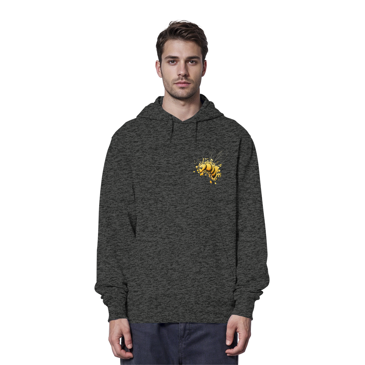 Lässige kleine Honig-Biene - Organic Hoodie