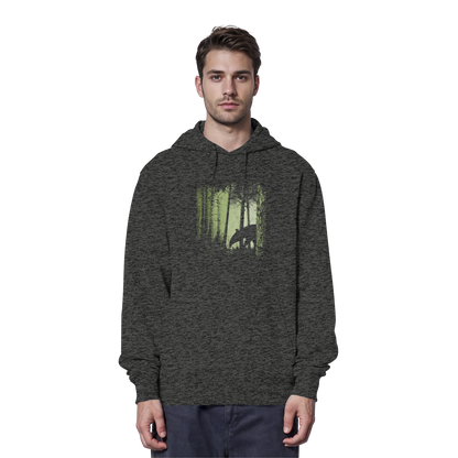Lässiger Tapir im Zwielicht Wald - Organic Hoodie