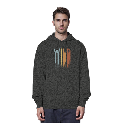 Wild Retro Schriftzug - Organic Hoodie