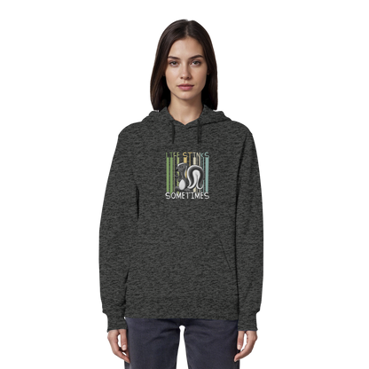 Life Stinks Sometimes Stinktier Weisheit - Organic Hoodie