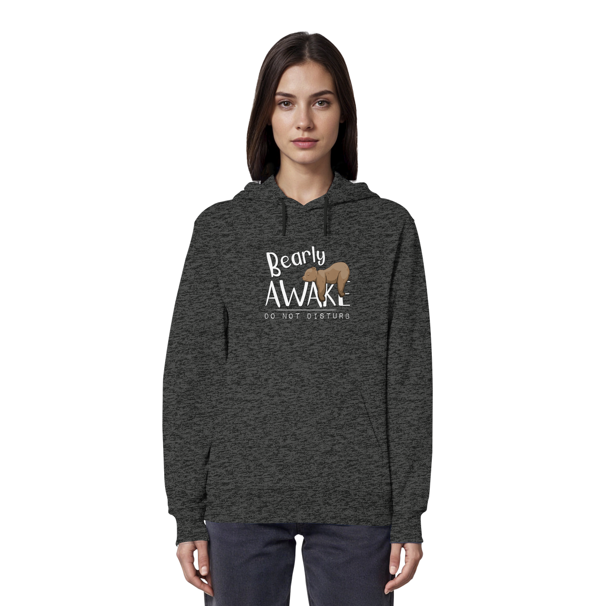 Bearly Awake Bitte nicht stören Bär - Organic Hoodie