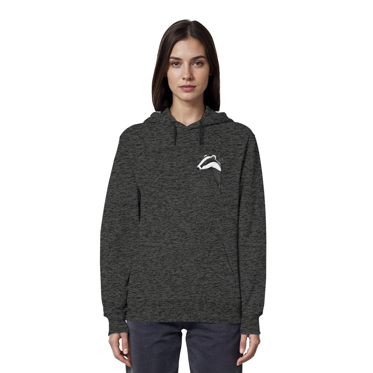 Lässiger Dachs Meister Grimbart - Organic Hoodie