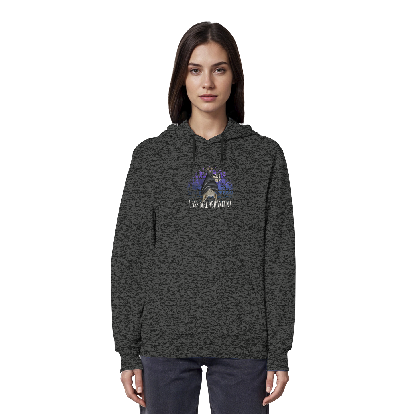 Lass mal abhängen Fledermaus - Organic Hoodie