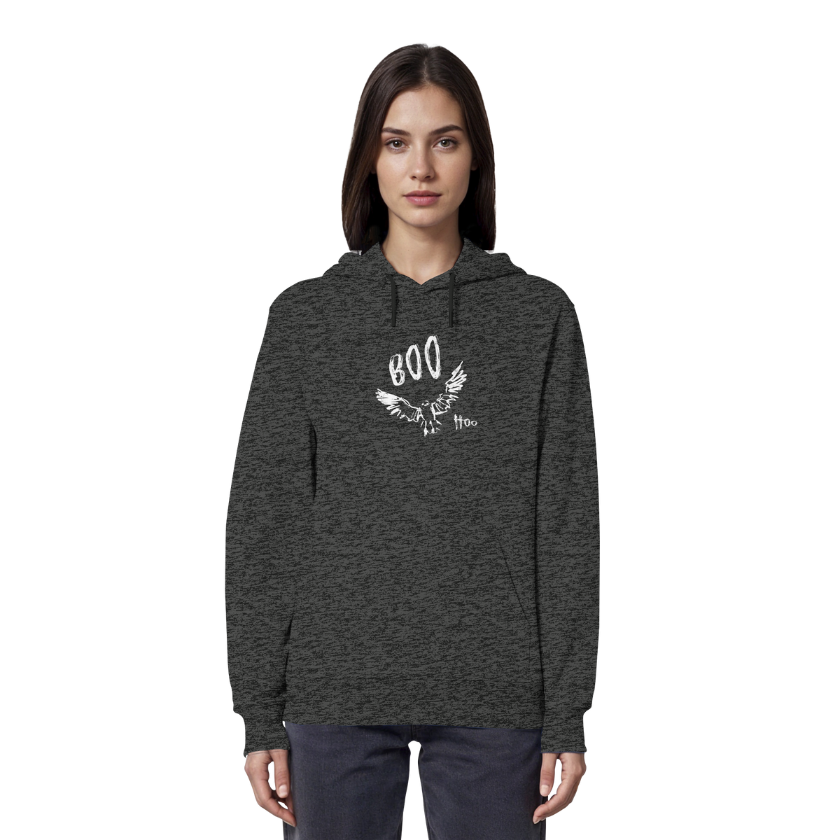Boo Hoo! Fliegende Eule  - Organic Hoodie