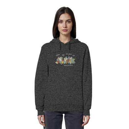 Nope, Nee, Nö Katzen - Organic Hoodie