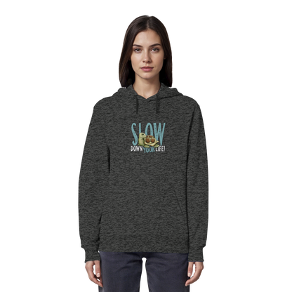 Slow Down Your Life Schildkröte - Organic Hoodie