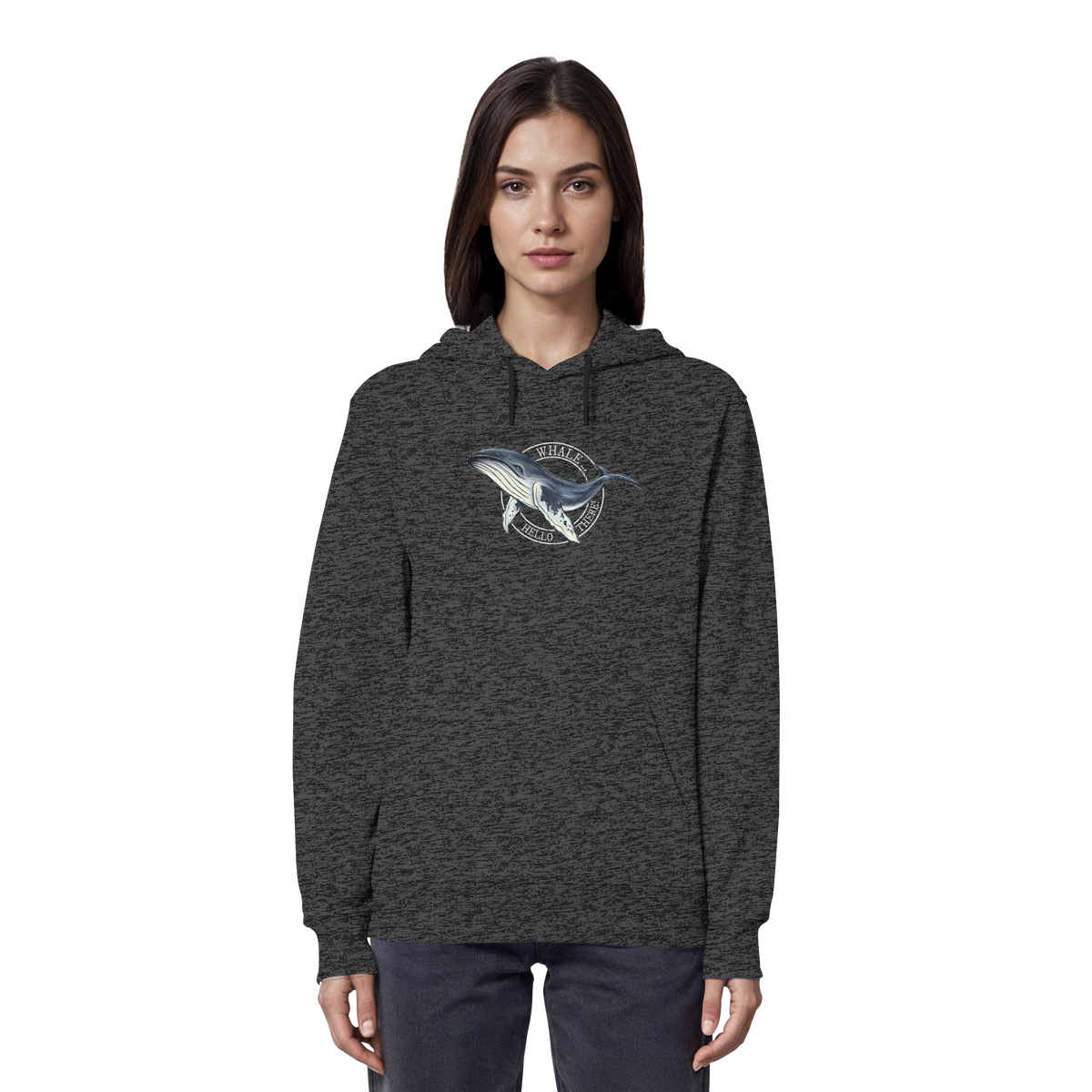 Whale, Hello There | Buckelwal - Organic Hoodie
