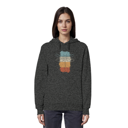 Retro Kunst Libelle | Vintage Dragonfly - Organic Hoodie