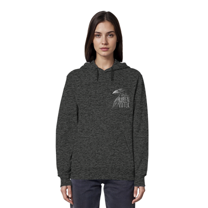 Rabenvater schwarzer Rabe Krähe - Organic Hoodie