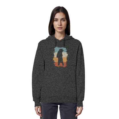 Retro Bären-Silhouette - Organic Hoodie