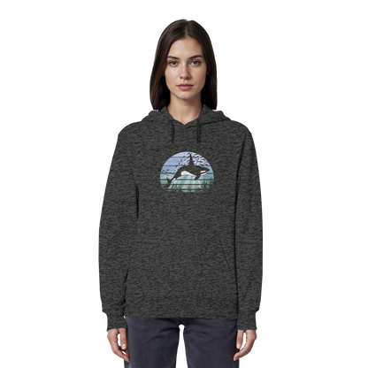 Retro Tiefsee Schwertwal Orca - Organic Hoodie