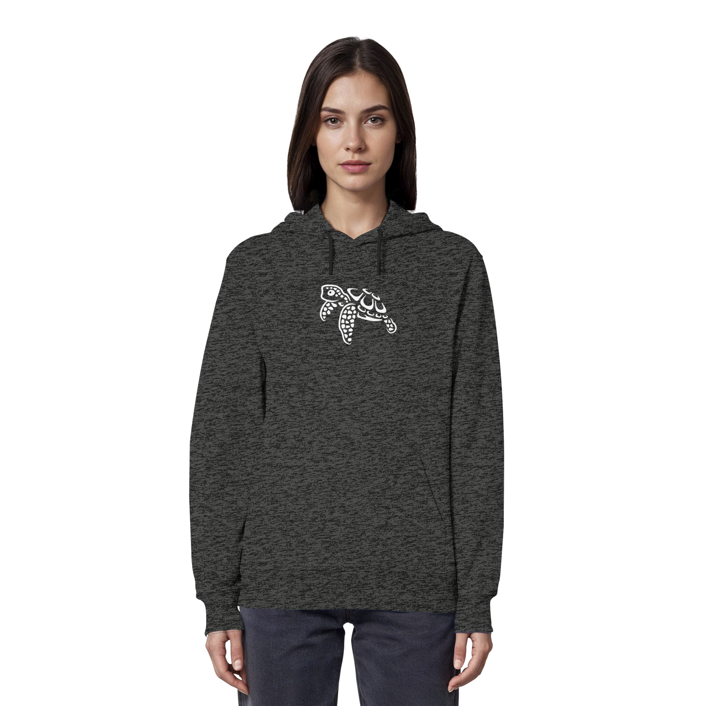 schwimmende Meeres-Schildkröte - Organic Hoodie