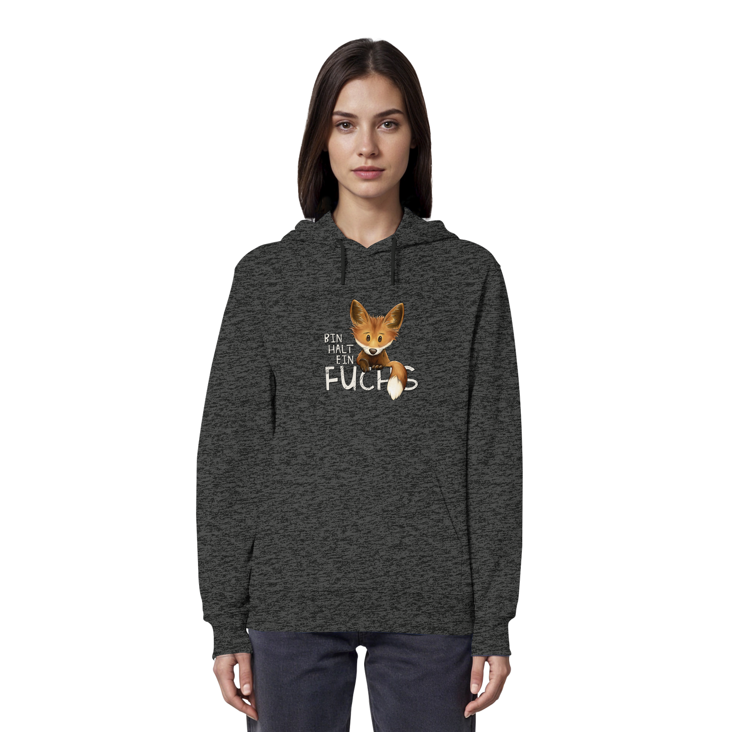 Bin halt ein Fuchs - Organic Hoodie