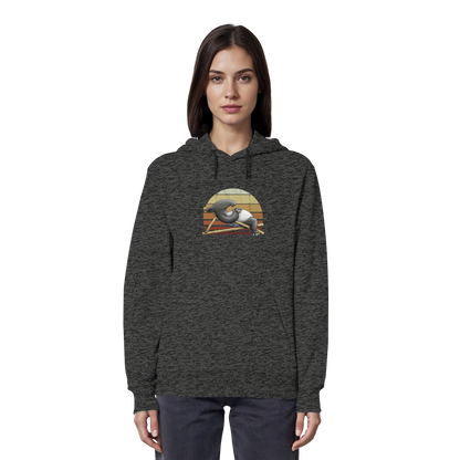 Lässiger Retro Sundown Tapir - Organic Hoodie