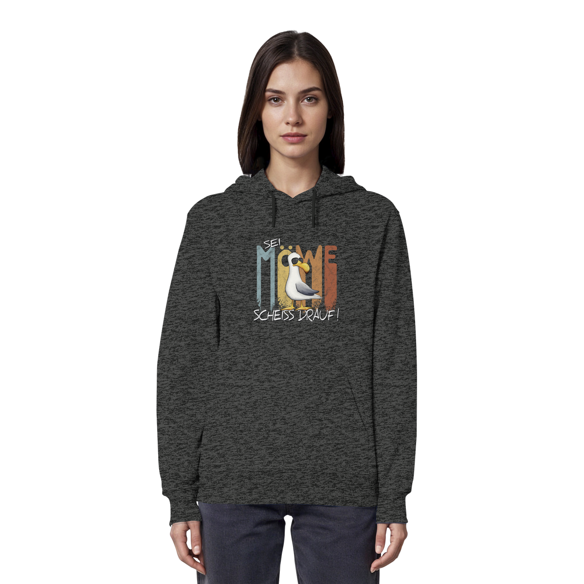 Sei Möwe Scheiß Drauf  - Organic Hoodie