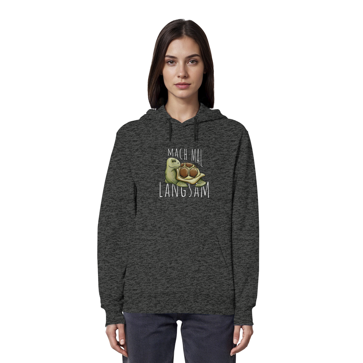 Mach mal langsam Schildkröte - Organic Hoodie
