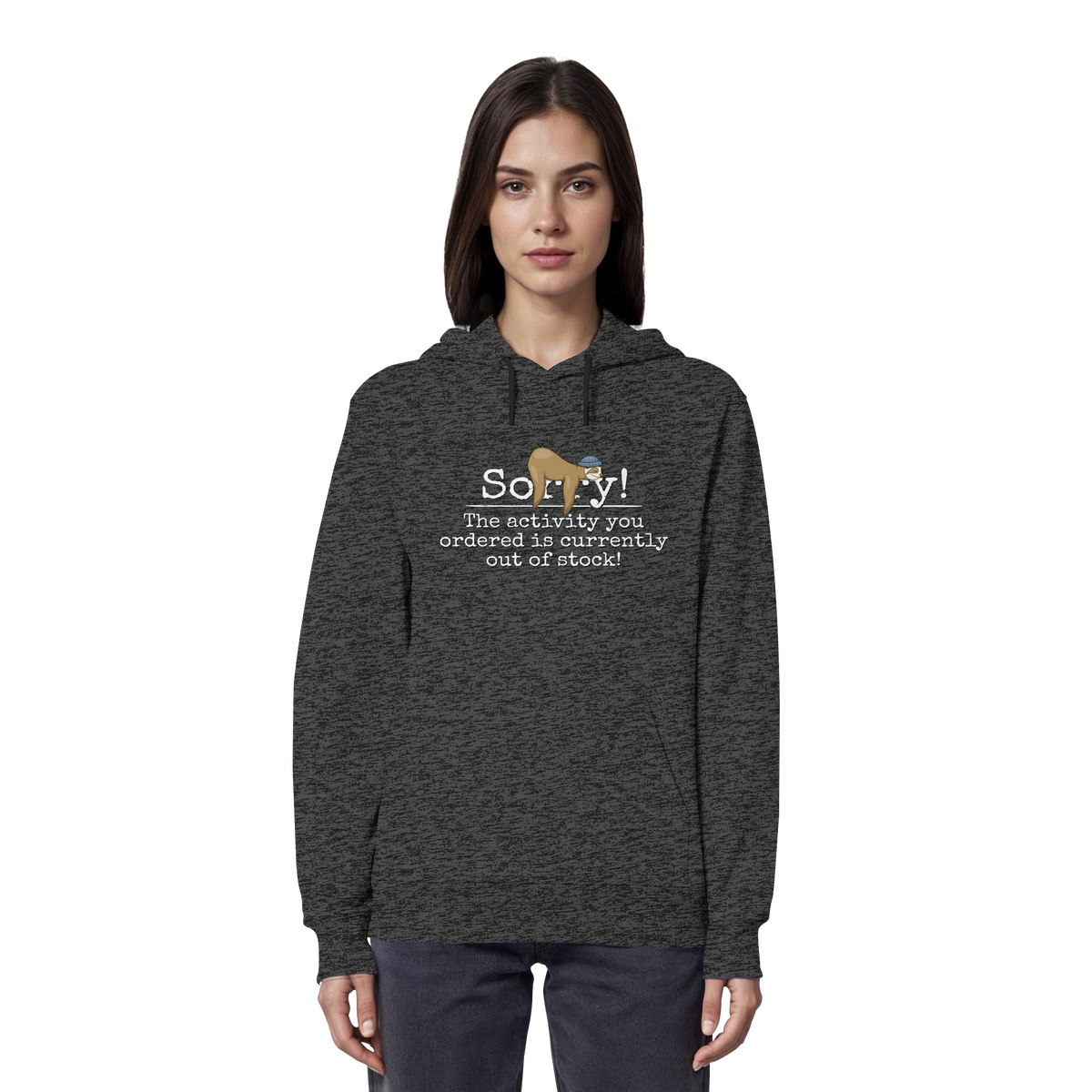 No-Activity Faultier - Organic Hoodie
