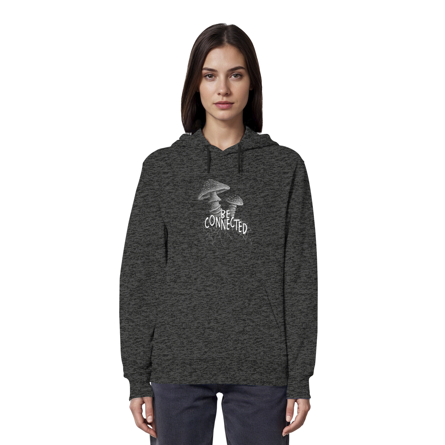 Be Connected Panther-Pilz - Organic Hoodie