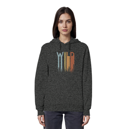 Wild Retro Schriftzug - Organic Hoodie